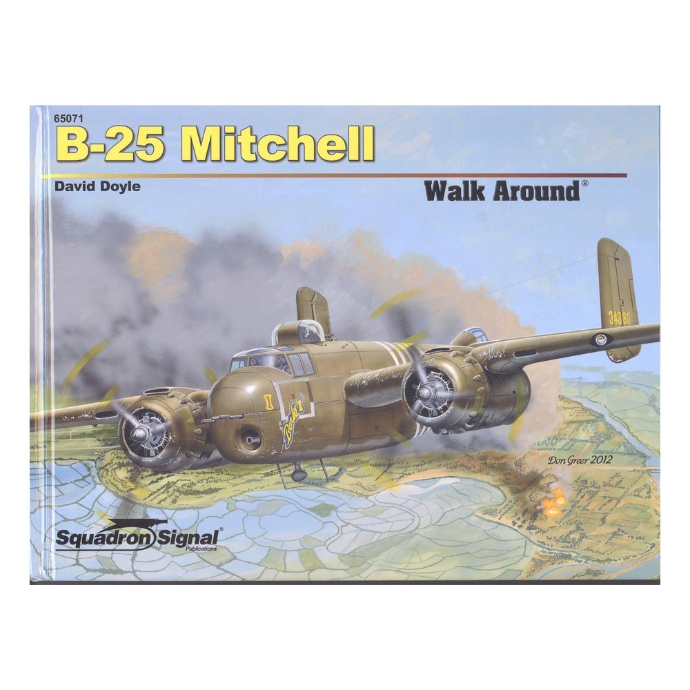 North American B-25 Mitchell Bomber Metal Desk Model 13" WWII Airplane Decor New 