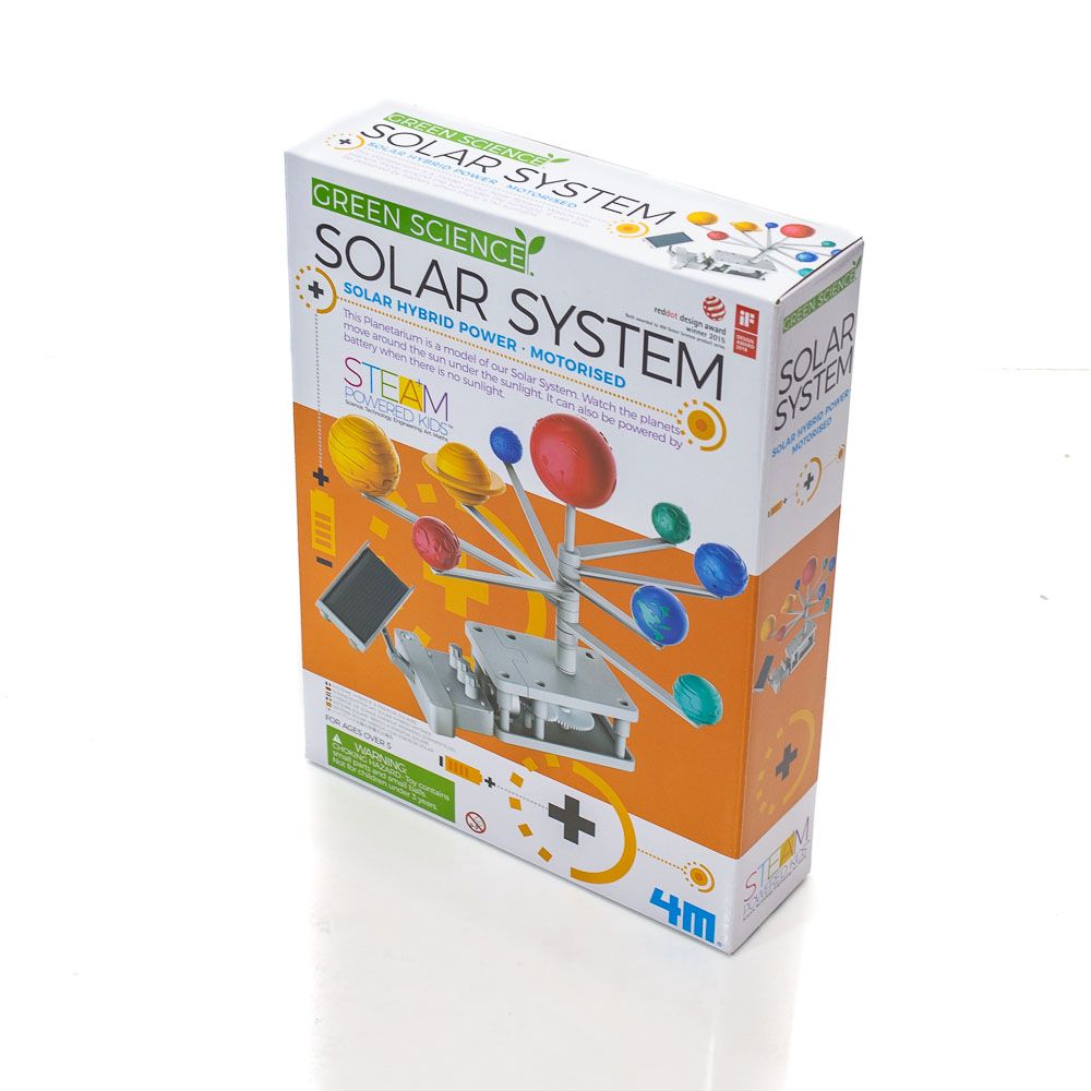 Green Science Solar Hybrid Motorised Solar-Powered Solar System Model